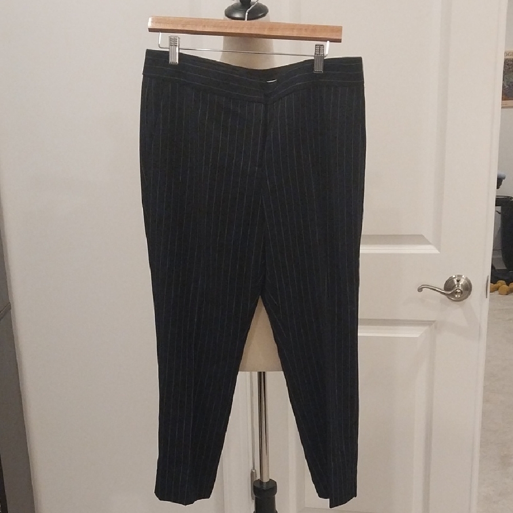 Ann Taylor Women's Dark Pinstripe Trousers